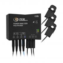 PCE Instruments Power Analyzer Network diagnostics 3-phase, 1-phase Data logger, Clamp meter, Online testing, Power testing