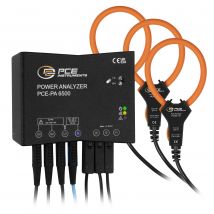 PCE Instruments Network diagnostics 3-phase, 1-phase Data logger, Clamp meter, Online testing, Power testing