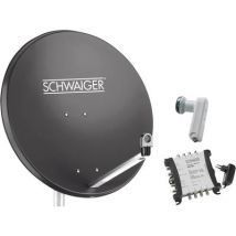 Schwaiger SPI9961SET6 SAT system w/o receiver No. of participants: 8 80 cm