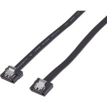 Renkforce Hard drives Cable [1x SATA socket 7-pin - 1x SATA socket 7-pin] 0.50 m Black