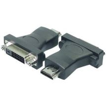 LogiLink AH0002 DVI / HDMI Adapter [1x DVI socket 25-pin - 1x HDMI plug] Black