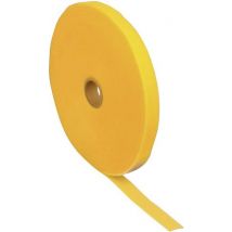 FASTECH® T0601002081125 Klettband zum Bündeln Haft- und Flauschteil (L x B) 25000 mm x 10 mm Gelb 25 m
