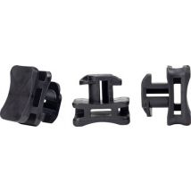 HellermannTyton ACFM8W6.2PT3-PA66/6HIRHS-BK Kabelbindersockel Profilschiene 151-03249 hitzestabilis