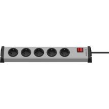 Ehmann 0201x00052303 Steckdosen-Verteiler Grau, Schwarz Schutzkontakt 1 St.
