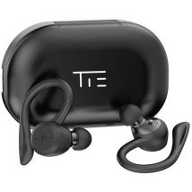 Tie Studio TBE1018 In Ear Kopfhörer Bluetooth® Schwarz Wasserbeständig, Ohrbügel Sport