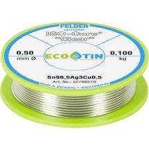 Felder ISO-Core  Clear  SAC305 Lötzinn Spule Sn96,5Ag3Cu0,5 0.100 kg 0.5 mm