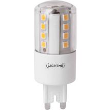 LightMe LM85334 LED EEK E (A - G) G9 Stiftsockel 4.8 W = 48 W Warmweiß (Ø x L) 19 mm x 56 mm nicht