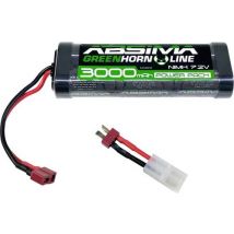 Absima Modellbau-Akkupack (NiMh) 7.2 V 3000 mAh Zellen-Zahl: 6 Hardcase T-Buchse, Tamiya-Buchse