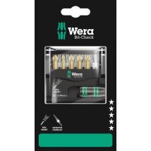 Wera Bit-Check 12 Wood 1 SB 05136390001 Bit-Set 1/4  (6.3 mm) inkl. Bithalter