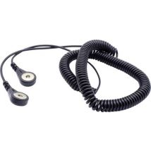Quadrios ESD-Erdungskabel 3.60 m Druckknopf 4 mm