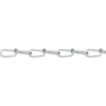 dörner + helmer 156151 Knotenkette Silber Stahl galvanisch verzinkt 30 m