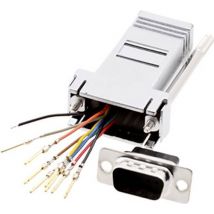Encitech DA15-PMJ8-M-K-RC D-SUB Adapter D-SUB-Stecker 15pol. - RJ45-Buchse 8p8c 1 St.