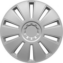 HP Autozubehör GRID Radkappen R15 Silber 1 St.