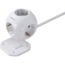 Sygonix SY-4535062 Steckdosenwürfel Weiß Schutzkontakt 1 St.