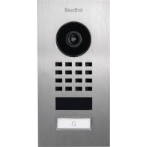 DoorBird D1101V Unterputz IP-Video-Türsprechanlage WLAN, LAN Außeneinheit Edelstahl V2A (gebürstet