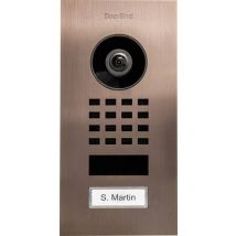 DoorBird D1101V Unterputz IP-Video-Türsprechanlage WLAN, LAN Außeneinheit Edelstahl V2A (gebürstet