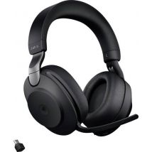 Jabra Evolve2 85 MS Over Ear Headset Bluetooth®, kabelgebunden Stereo Schwarz Mikrofon-Rauschunterd