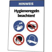 Cimco 182812 Warnaufsteller Hygieneregeln beachten! 1 St.