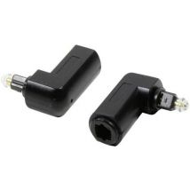 LogiLink CA1017 Toslink Audio Adapter [1x Toslink-Stecker (ODT) - 1x Toslink-Buchse (ODT)] Schwarz