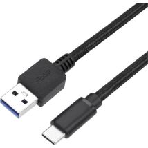 Perixx USB-Kabel USB 3.0 USB-A Stecker, USB-C® Stecker 1.00 m Schwarz 11797