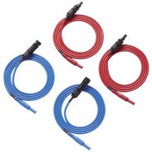 Fluke FLK-TL1000-MC4 Messleitungs-Set MC-Stecker Rot, Schwarz 1 Set