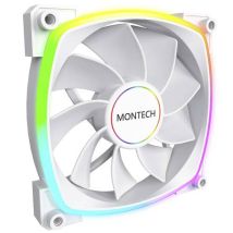 MONTECH RX140 PWM ARGB Reverse Lüfter- 140mm, weiß PC-Gehäuse-Lüfter (B x H x T) 140 x 14