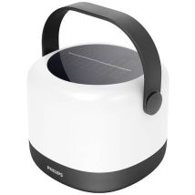 Philips LED 8720169296503 Alula SR PT 1.2W RGB30K BL Solar-Tischlampe 1.2 W Warmweiß, RGB Weiß, Sch