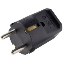 Martin Kaiser 519oT/sw Schutzkontaktstecker Polyamid 6 250 V Schwarz IP20