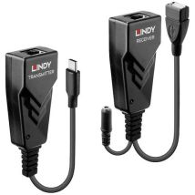 LINDY USB 2.0 Typ C Cat.6 Extender USB-C® (USB 2.0) USB Extender über Netzwerkkabel RJ45 100 m
