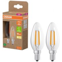 OSRAM HOMELIGHTING 4099854255472 LED EEK A (A - G) E14 Kerzenform 2.2 W = 40 W Warmweiß (Ø x H) 35