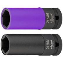 Vigor Schlagschrauber-Steckschlüsseleinsatz-Set 1/2  (12.5 mm) 2teilig V6313