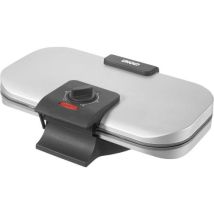 Unold 48241 Doppel-Waffeleisen mit manueller Temperatureinstellung Edelstahl