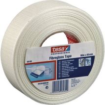 TESA 60100-00000-00 Gewebeklebeband tesa® Professional Weiß (L x B) 90 m x 50 mm 1 St.