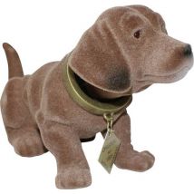 Rakso Kunststofferzeugnisse 563017 Wackeldackel (L x B) 17 cm x 8 cm Braun