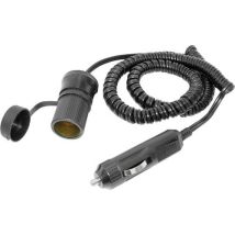 Eufab Verlängerungskabel 12V/10A Länge 2,5m Belastbarkeit Strom max.=10 A Verlängerungskabel 12 V/