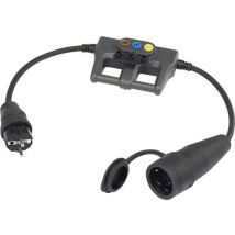 VOLTCRAFT DLA-1L 16 Messadapter Schutzkontakt 16 A - Schutzkontakt 16 A