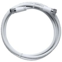 Axing SAT Anschlusskabel [1x F-Stecker - 1x F-Stecker] 1.50 m 85 dB Weiß