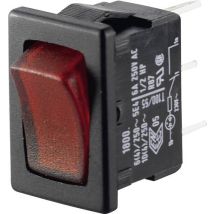 Marquardt 1800.1104 Wippschalter 01800.1104-02 250 V/AC 6 A 1 x Aus/Ein IP40 rastend