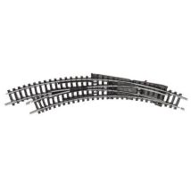 MiniTrix T14956 N Gleis Bogenweiche, links 42 ° 194.6 mm, 228.2 mm 1 St.