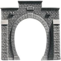 NOCH 34851 PROFI plus N Tunnel-Portal 1gleisig Hartschaum-Fertigmodell, Bemalt