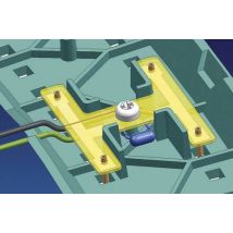 Roco 61190 H0 geoLINE (mit Bettung) Anschlusskabel