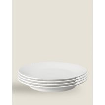 Denby Set of 4 Arc Dinner Plates - 1SIZE - White, White