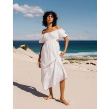 Billabong On The Coast Pure Cotton Maxi Beach Dress - White, White