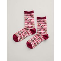 Seasalt Cornwall Patterned Ankle Socks - 1SIZE - Pink Mix, Pink Mix
