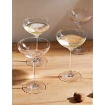 The Sommelier's Edit Set of 4 Champagne Saucers - 1SIZE - Clear, Clear