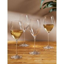 The Sommelier's Edit Set of 4 Large White Wine Glasses - 1SIZE - Clear, Clear