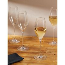 The Sommelier's Edit Set of 4 White Wine Glasses - 1SIZE - Clear, Clear