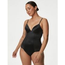 Womens Body by M&S Body plongeant à maintien ferme sans coutures apparentes, doté de la technologie Cool Comfort™ - Black, Black