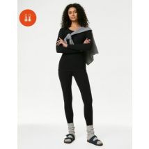 Womens M&S Collection Heatgen™ - Leggings thermiques à maintien moyen en polaire - Black, Black