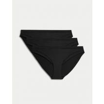 Womens Body by M&S Lot de 3 culottes bikini Flexifit™ en modal - Black, Black